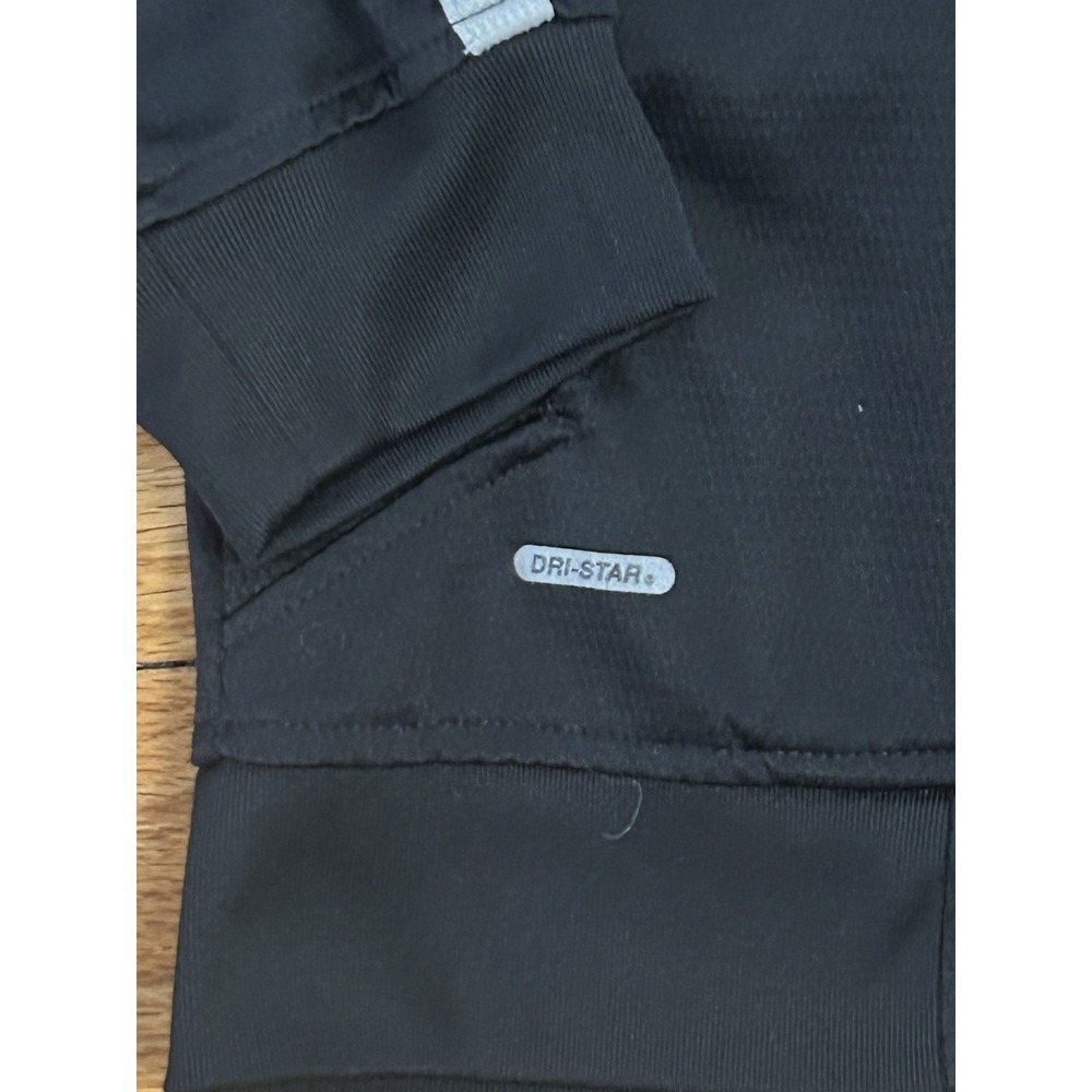 Starter Mens Full Zip Track Jacket Black Size M Athletic Activewear Dri-Star - Picture 4 of 7